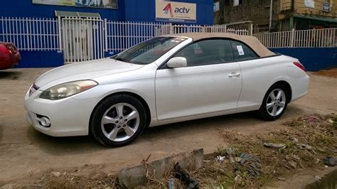 The purpose of this channel is not to hiring or look for employees it is only to gave you an idea how classic cars interior are made it or can be made it and how can you repair regulars seats reupholster headline install a convertible top etc. Very Clean Tokunbo Toyota Solara Convertible 08 @ N2 ...