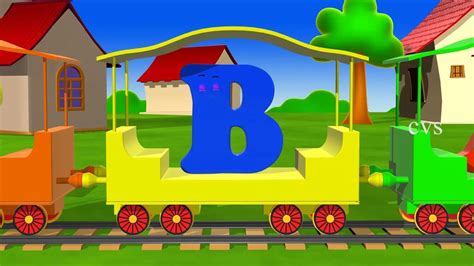 Learn Alphabet Train Song 3d Animation Alphabet Abc