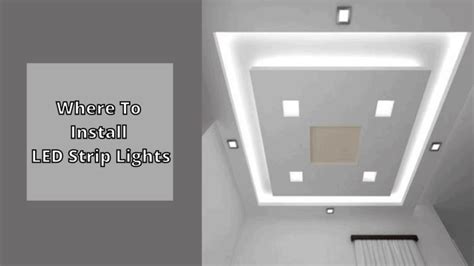 How To Install Led Strip Lights Around Ceiling Shelly Lighting