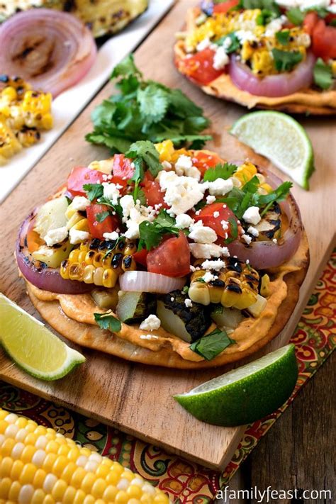 Grilled Vegetable Tostadas A Delicious Meal Made With Fresh Garden