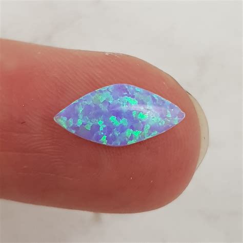 Light Blue Opal 12x6mm Japanese Synthetic Opal Etsy