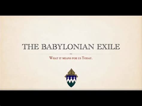 Babylonian Exile Day 9 YouTube