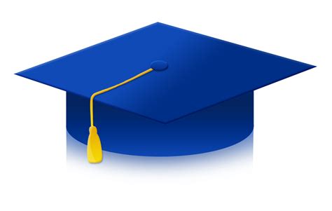 Free Blue Graduation Hat And Gold Tassels Clipart Download Free Blue