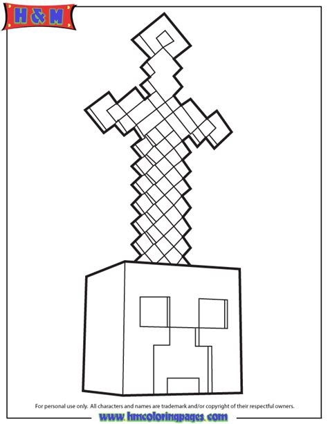 Minecraft Free Printable Coloring Pages