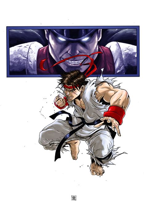 Ryu Vs Bison By Deemonproductions On Deviantart