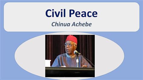 Civil Peace By Chinua Achebe Pdf - NEB Grade XI Compulsory English Note | Literary Studies | Unit 1
