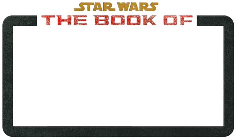 Star Wars The Book Of Boba Fett Blank Logo Blank Template Imgflip