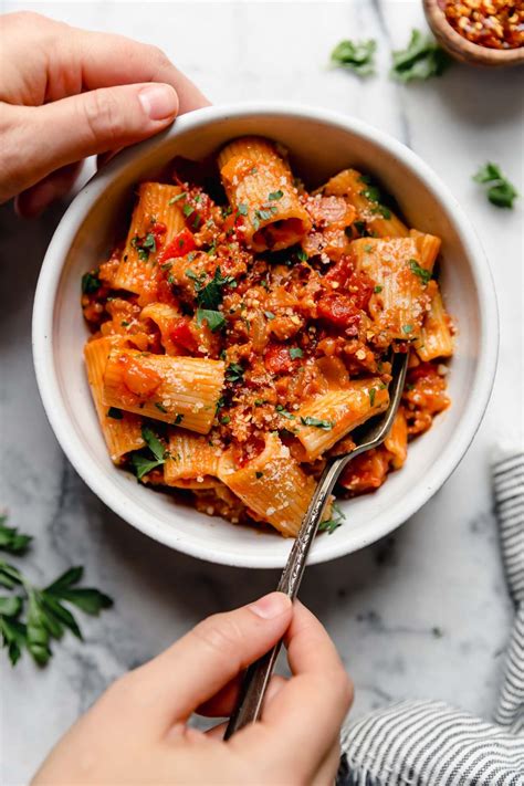 Spicy Italian Sausage And Peppers Pasta Recipe Plays Well With Butter