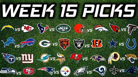 Nfl Week 15 Picks Youtube