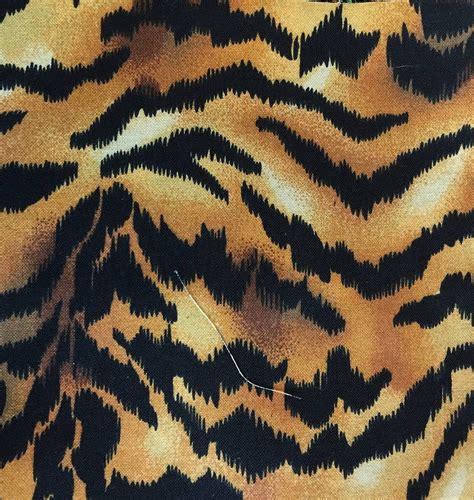 Black And Gold Tiger Stripe Fabric Five 6 Cotton Etsy Tiger Stripes