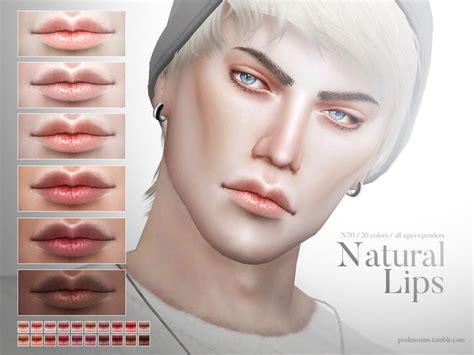 Realistic Soft Lips In 20 Colors For All Ages And Genders Found In Tsr