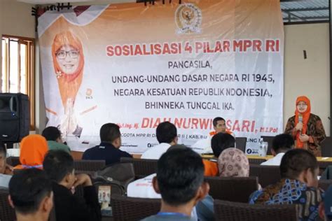 Sosialisasi 4 Pilar Mpri Ri Diah Nurwitasari Menuju Indonesia Adil
