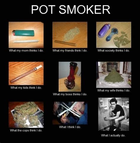 Pot Smoker What I Actually Do Weed Memes