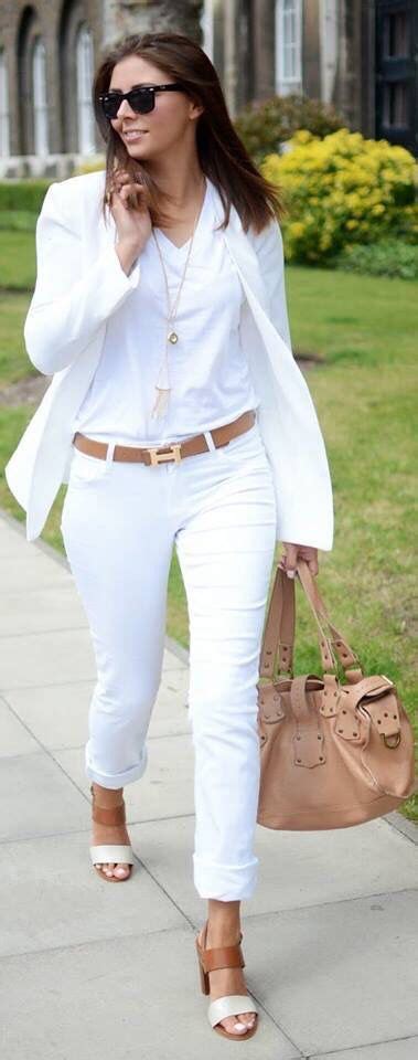 Moda Blanca White Dress Pants White Jeans Outfit All White Outfit