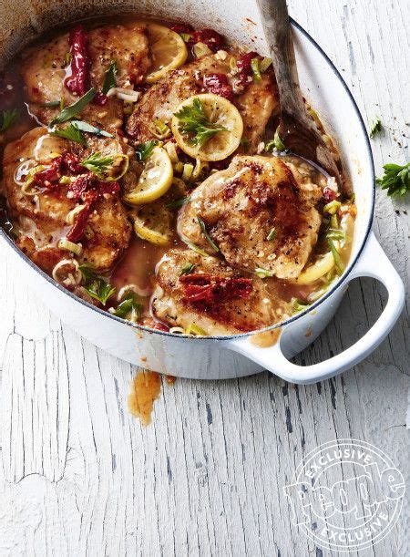 With a crispy, garlic crusted surface, juicy insides and a garlic butter sauce, this is a 5 ingredient boneless skinless chicken thigh recipe. Fabio Viviani's Prosecco-Braised Chicken Thighs | Braised chicken thighs, Braised chicken ...