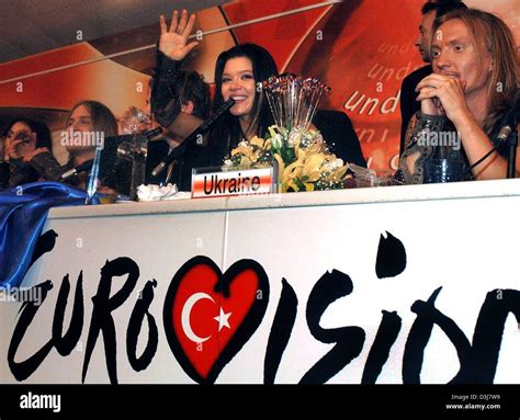 Dpa The Winner Of This Year S Eurovision Song Contest Ruslana From