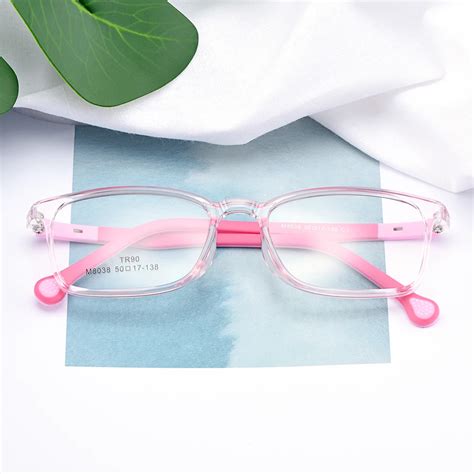 Baonong Trendy Ultralight Tr90 Full Rim Optical Glasses Frames For Girls Prescription Eyeglasses