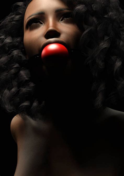 Kensey Gagged Black Girl Gags Ballgags By Drgeppetto D Girl