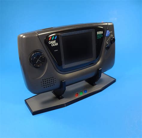 Sega Game Gear Blue Handheld Console Lot Town