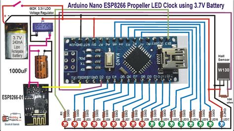 How To Power Arduino Nano Esp8266 With 37v Battery Youtube