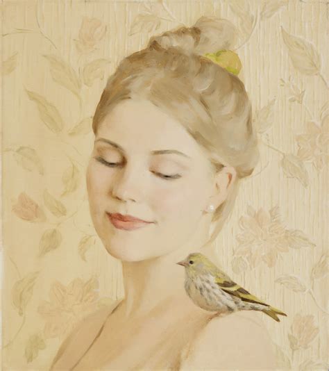 Girl With A Bird Galerie Bonnard