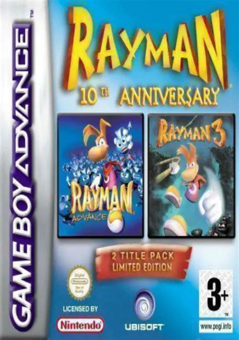 Rayman 10th Anniversary Rayman Advance And Rayman 3 Rom Download