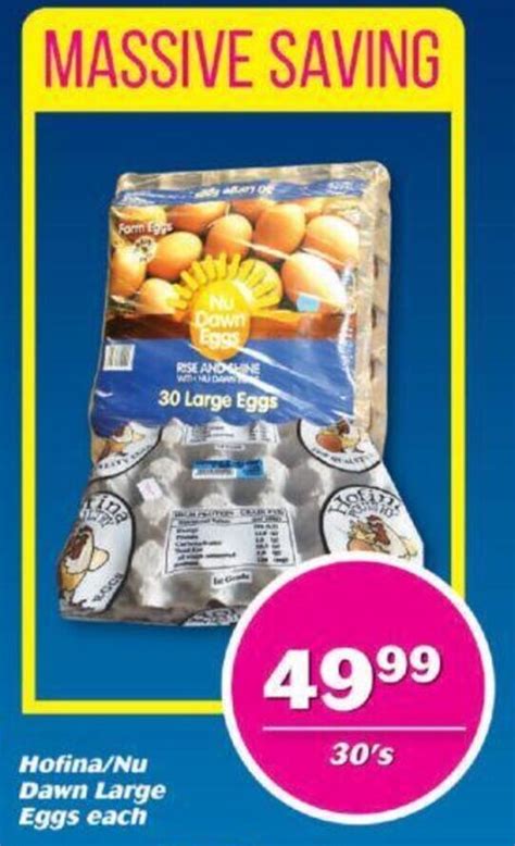 Hofina Nu Dawn Large Eggs 30s Offer At Cambridge Food