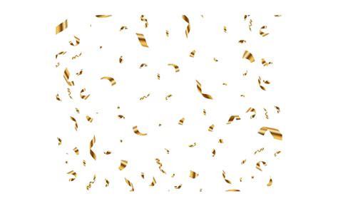 Gold Confetti Png Clipart Png Mart