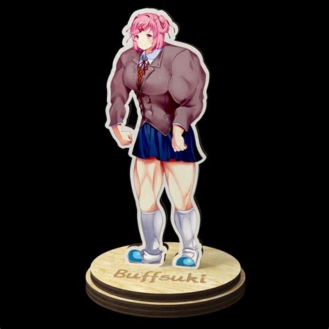 I Comissioned Buffsuki Art With Legs And Made Figurine From It