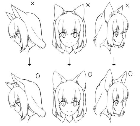 1 Twitter Anime Cat Ears Art Reference Anime Drawings Tutorials