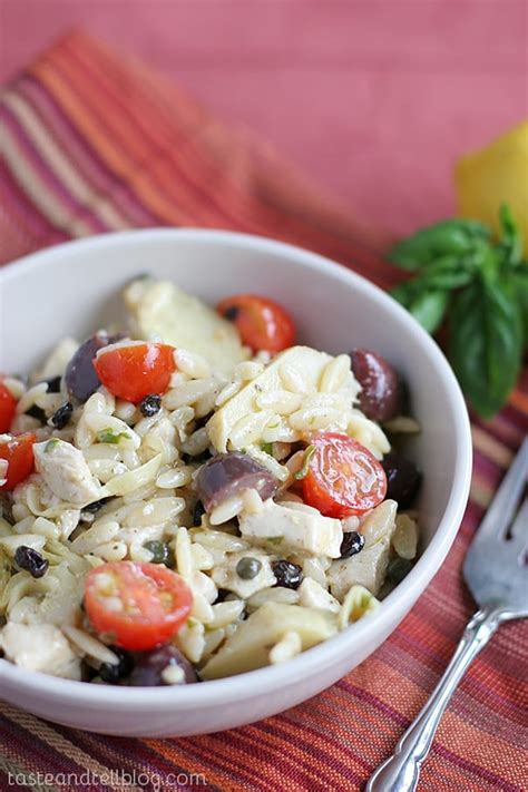 Artichoke Pasta Salad Taste And Tell