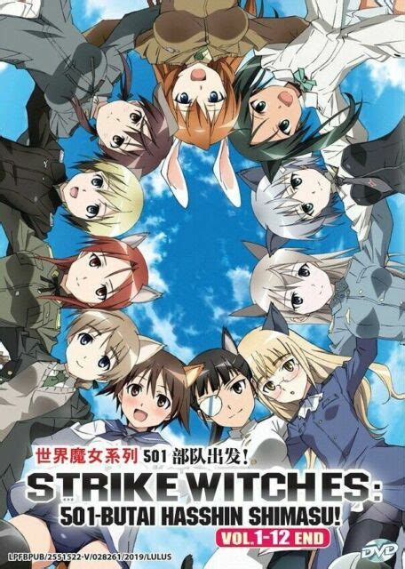 Dvd Anime Strike Witches 501 Butai Hasshin Shimasu Vol1 12end
