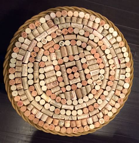 Table Top With Wine Corks Kathy And Empie Gasque Corkscrew Art