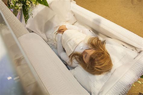 Liana Kotsura In Her Open Casket During Her Funeral Post Mortem My