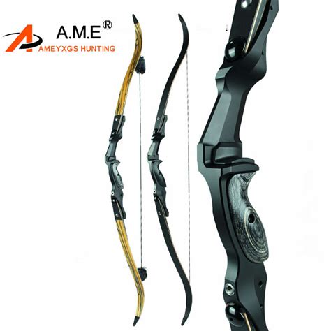 30 60lbs Archery Recurve Bow Draw Weight Alloy Aluminum Bow Arrow