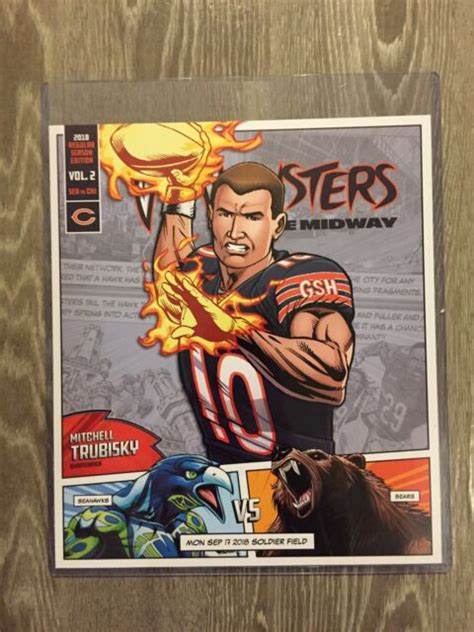 5 Of The 8 2018 Chicago Bears Sga Monsters Of The Midway Roster Cards