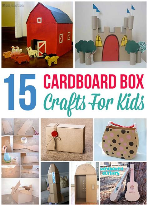 15 Fun And Easy Cardboard Box Crafts For Kids Here Are 15 Craft Ideas