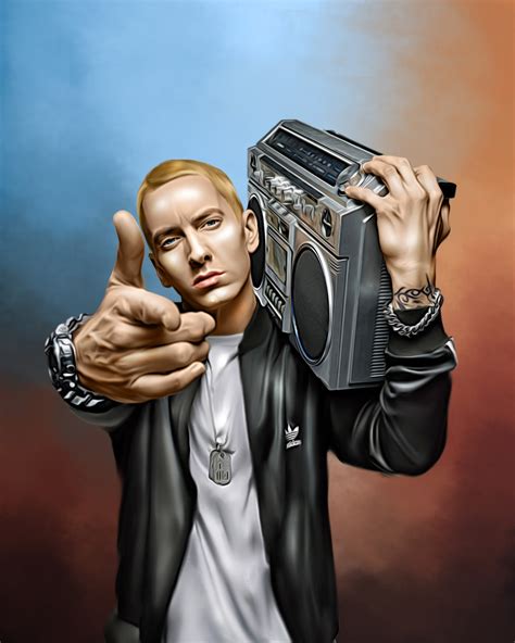 Eminem Digital Painting Get Custom Art
