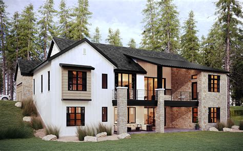 Modern Farmhouse Custom Home — Stone Aspen Signature Builders Castle