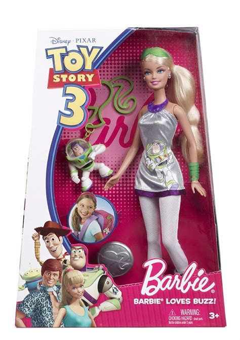 Barbie Toy Story 3 Barbie Loves Buzz Doll 224000 En Mercado Libre