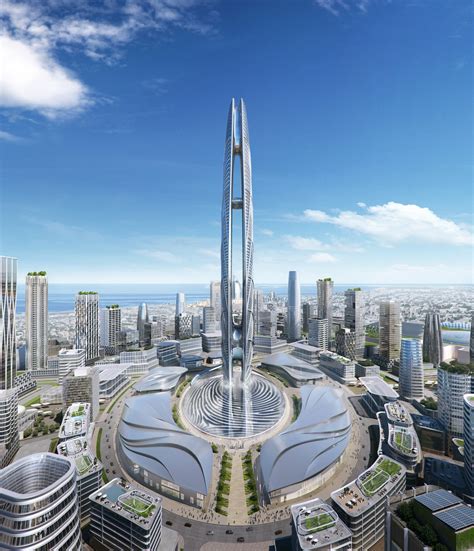Burj Jumeira Supertall Skyscraper Will Rise From Fingerprint Of Dubais