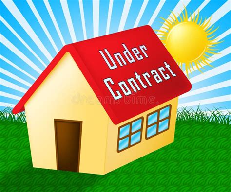 Under Contract Stock Illustrations 1056 Under Contract Stock