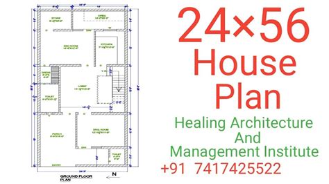 24 X 56 House Floor Plan Youtube