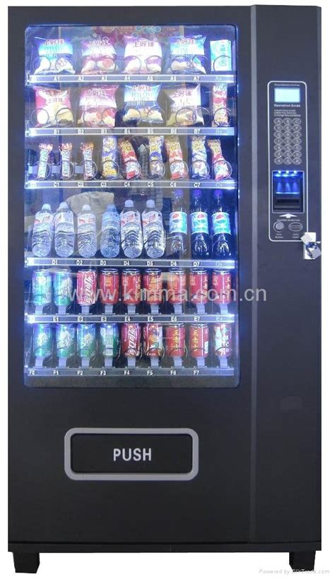 Front Glass Vending Machine Kvm G654 Kimma China Manufacturer Food Beverage And Cereal