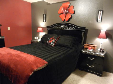 Room can be your personal nest or hideout of training. our new red, grey, and black bedroom...love it and its ...