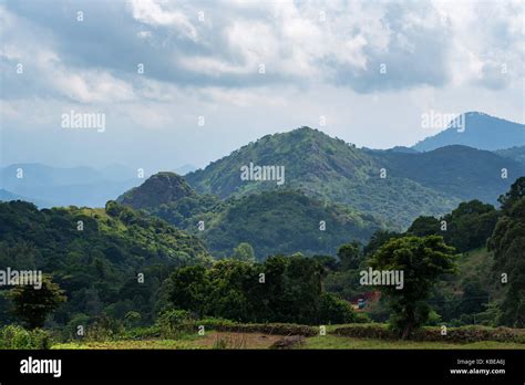 Scenic View Of Mountain Village In Sri Lanka Stock Photo Alamy