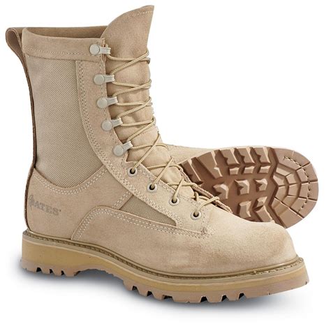 New Mens Military Issue Bates Gore Tex Boots Sand 100529