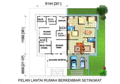 Contoh Pelan Lantai Rumah Banglo Setingkat Joy Studio Design Gallery