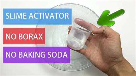 How To Make Slime Activator Without Borax And Baking Soda At Home Very