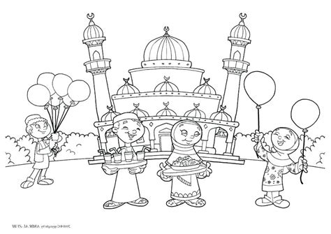 Eid Mubarak Coloring Pages At Free Printable